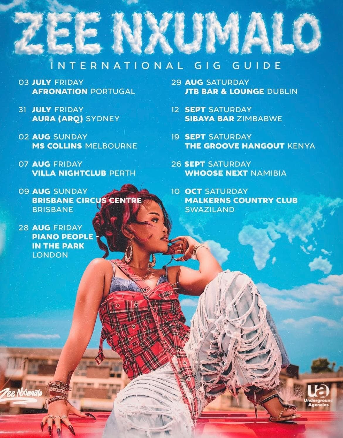 Zee Nxumalo Unveils International Tour Dates: Amapiano Goes Global