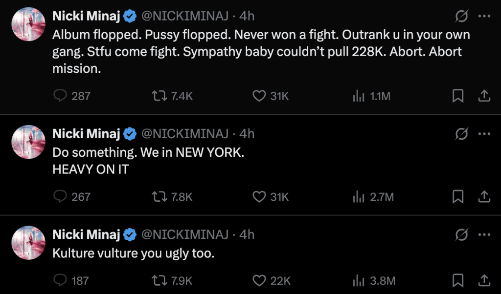 CARDI B AND NICKI MINAJ DRAG EACH OTHER LOWER THAN EVER