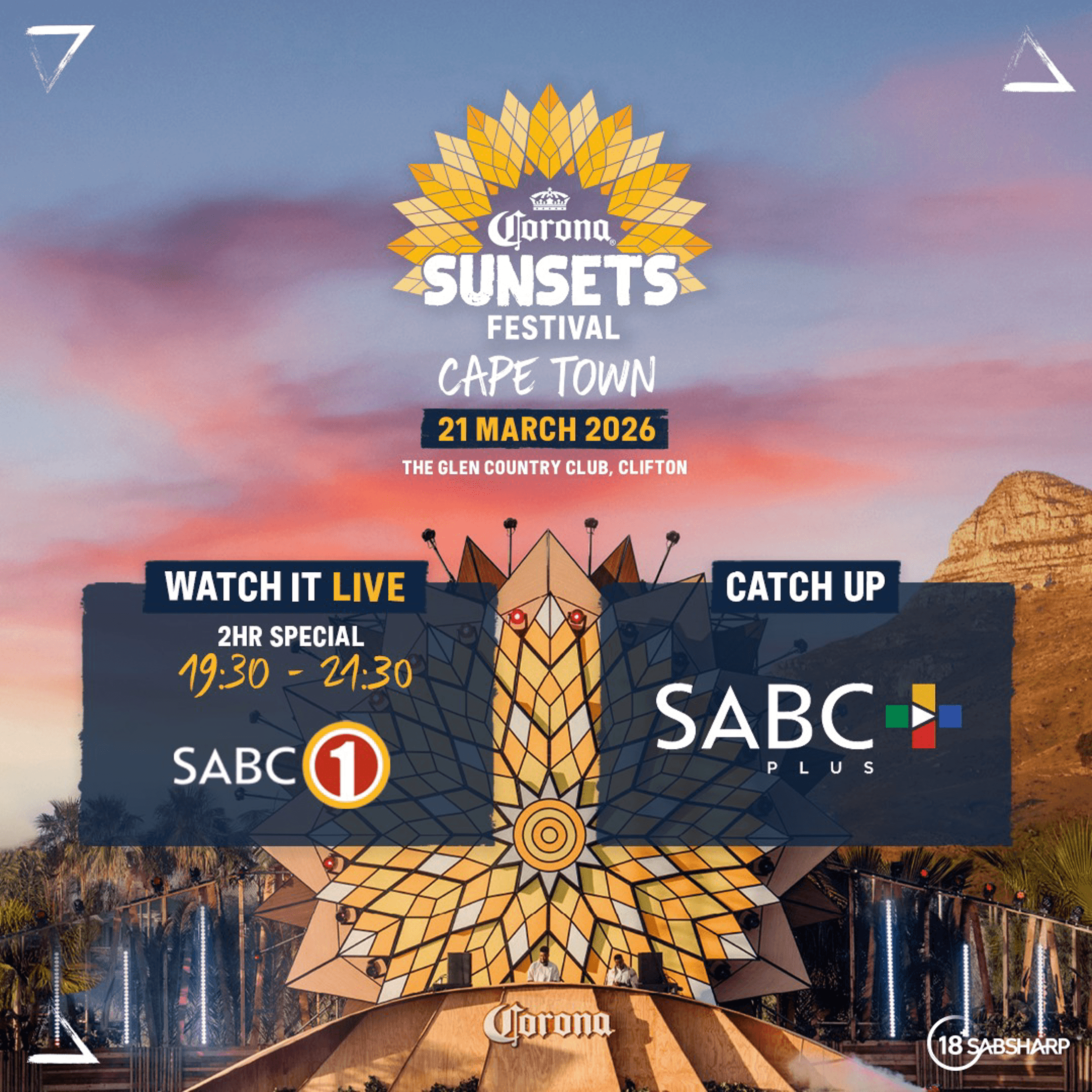 MEDIA PERSONALITIES DJ SABBY & HOPE MBHELE TO HOST CORONA SUNSETS FESTIVAL BROADCAST SPECIAL ON SABC 1